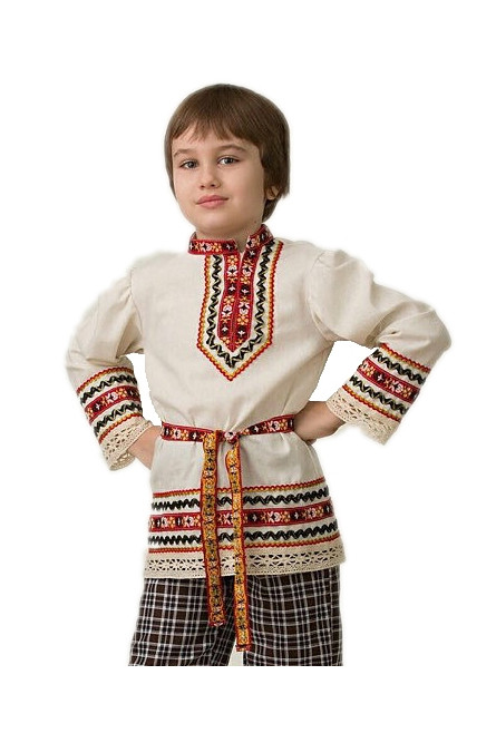 Рубашка со славянскими мотивами