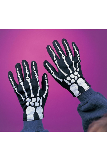 Детские перчатки скелета