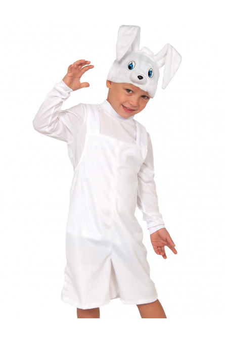 Детский костюм белого Зайки