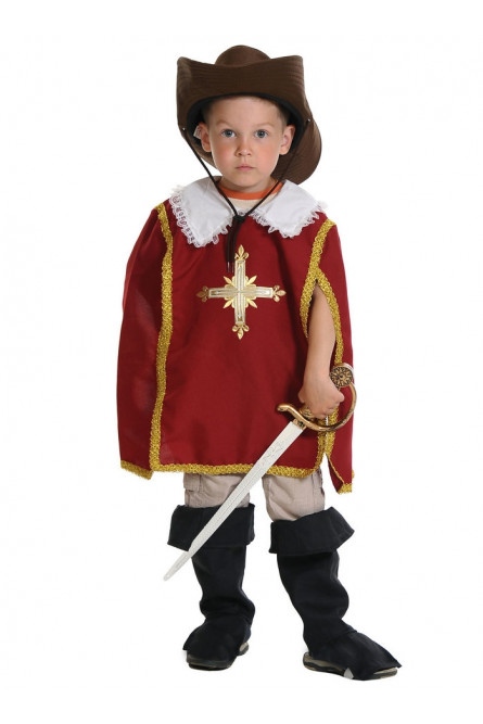 Детский костюм Красного Мушкетера