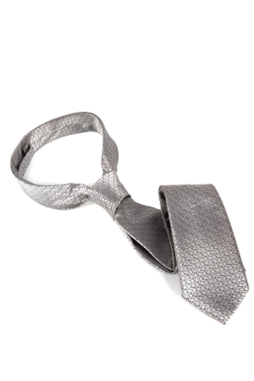 Серебристый галстук