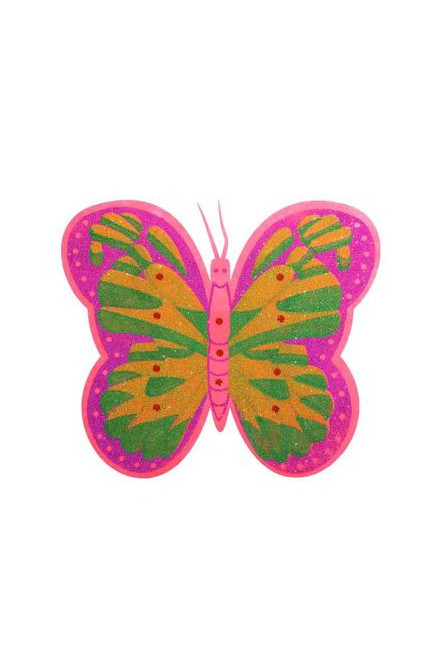 Розово-зеленые крылья бабочки
