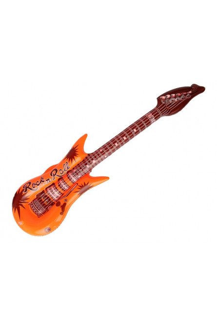 Оранжевая надувная гитара