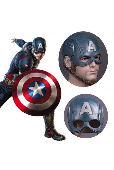 Латексная маска Капитана Америки