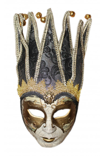 Венецианская маска с серым узором