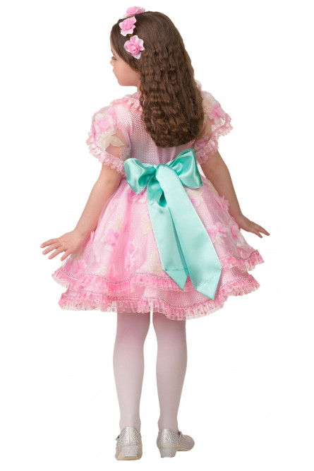 Детский костюм Дюймовочки в розовом