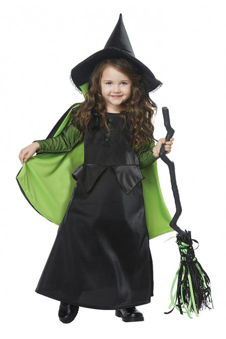 Детский костюм Зеленой ведьмочки