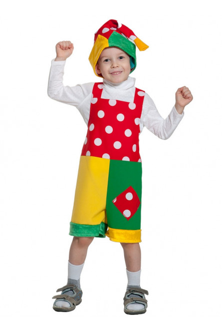 Детский костюм Петрушки скомороха