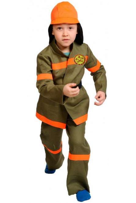 Детский костюм отважного пожарного