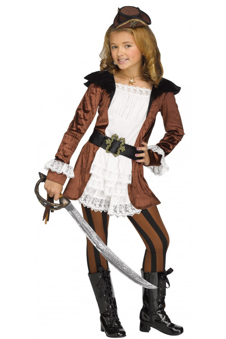 Детский костюм смелой Пиратки