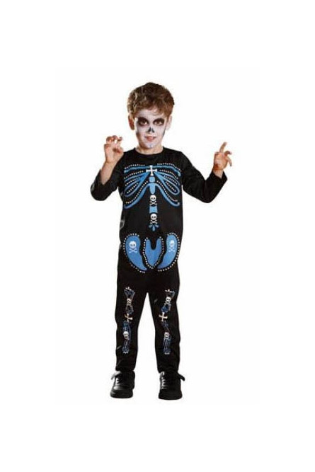 Детский костюм Синего Скелета