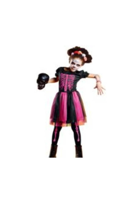 Детский костюм Скелета девочки