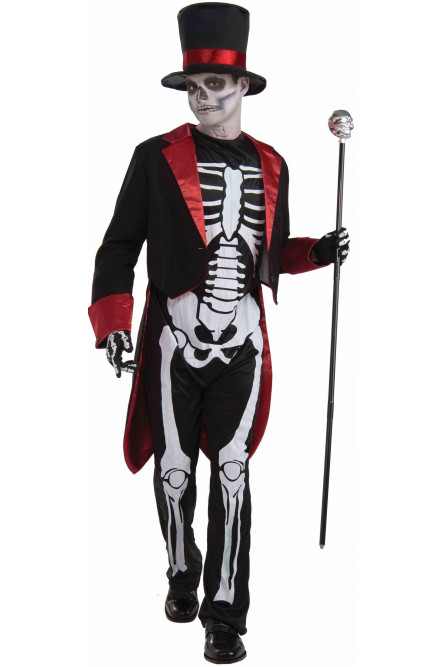 Подростковый костюм Скелета