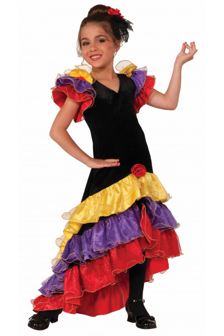 Детский костюм танцовщицы фламенко