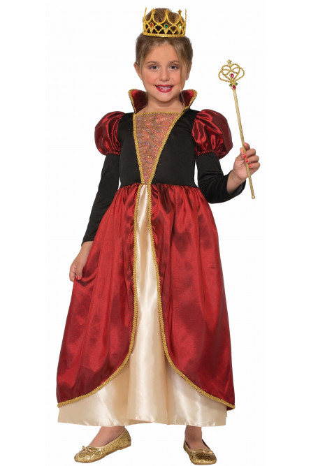 Детский костюм Королевы в красном