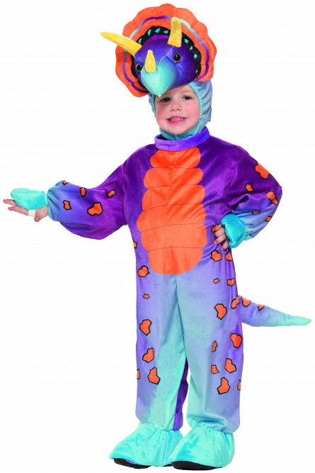 Детский костюм фиолетового динозавра