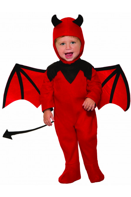 Красный костюм дьяволенка для малыша