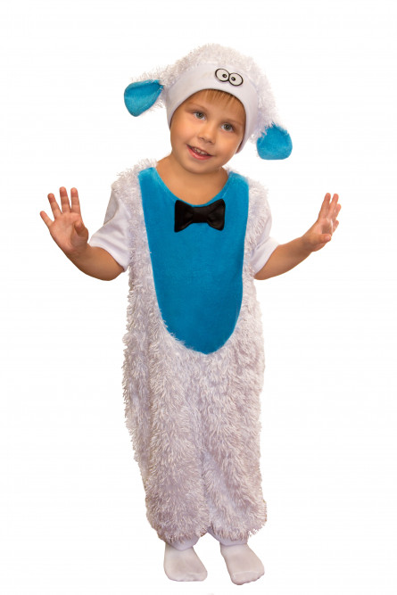 Детский костюм белой овечки
