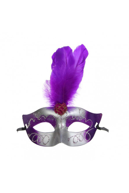 Карнавальная маска фиолетовая Богиня