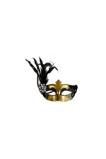 Черно-золотая маска