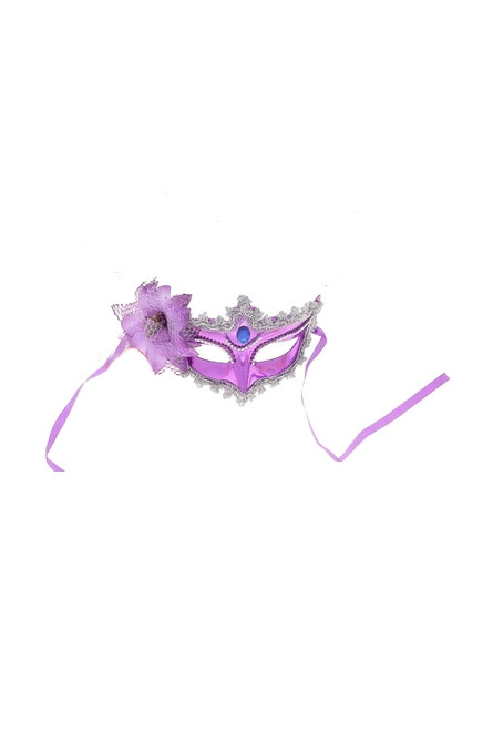 Карнавальная маска Царица фиолетовая
