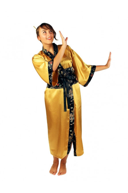 Взрослый костюм Золотой Японки