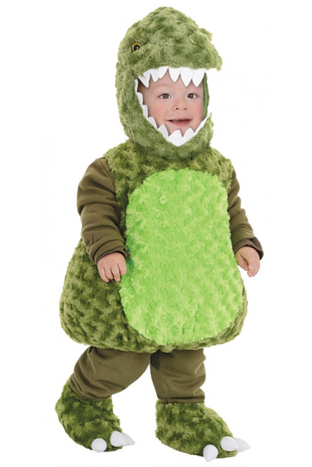 Костюм зеленого динозавра для малыша