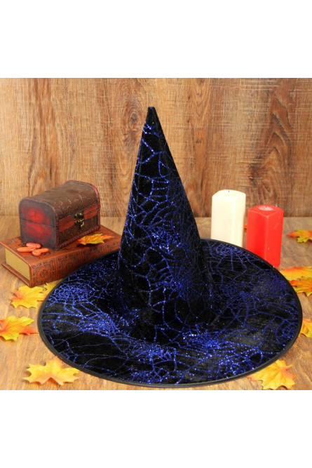 Детская фиолетовая шляпа ведьмы