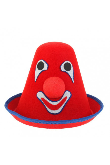 Красная шляпа клоуна