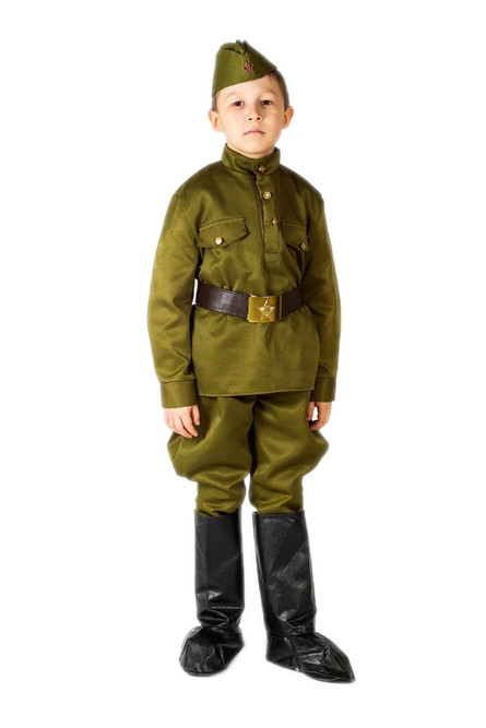 Детский костюм Солдата в галифе Люкс