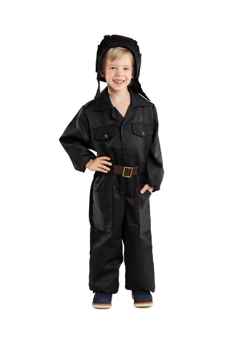 Детский костюм Танкиста в черном