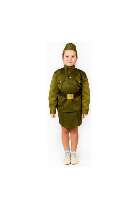 Детский костюм девочки Солдаточки