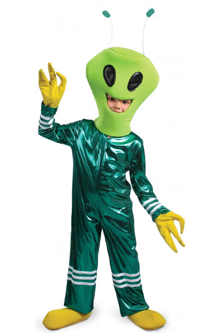 Детский костюм Зеленого Инопланетянина