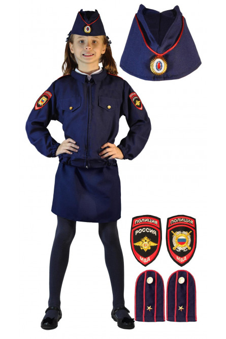 Детский костюм Полицейской девочки