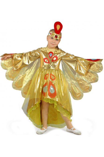Детский костюм золотой Жар Птицы