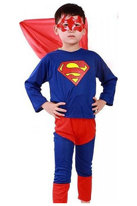 Детский костюм храброго супермена