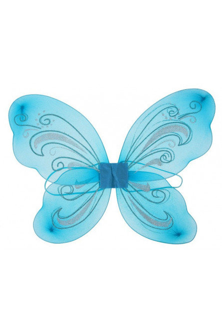 Голубые детские крылья бабочки
