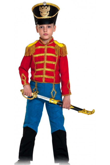 Детский замшевый костюм гусара