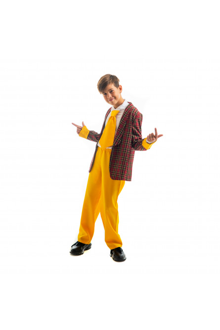 Детский костюм стиляги в желтых штанах