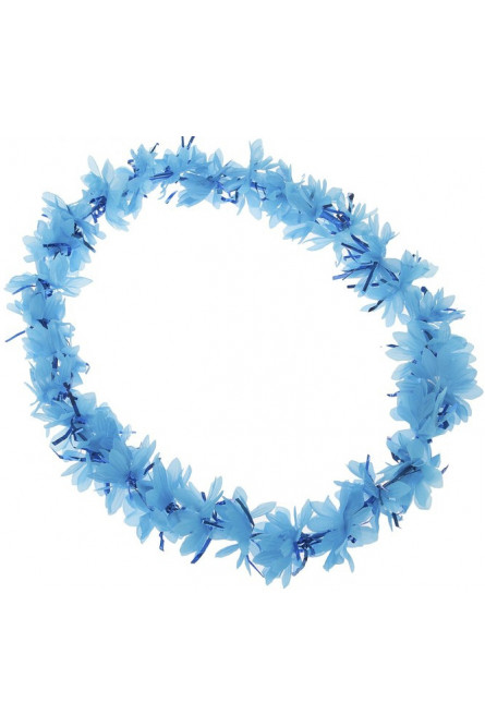 Синее гавайское ожерелье