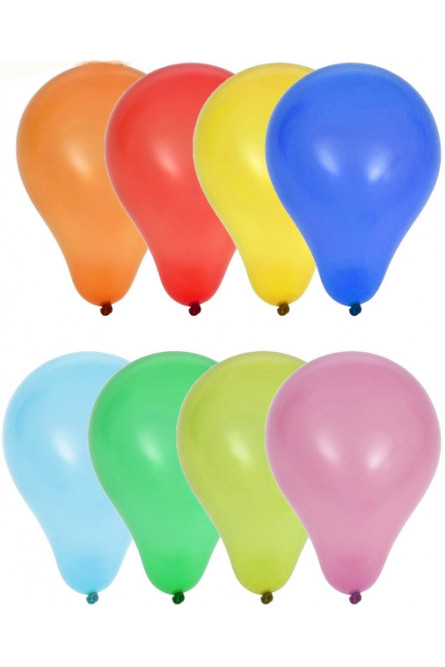 Латексные разноцветные шары 100 шт