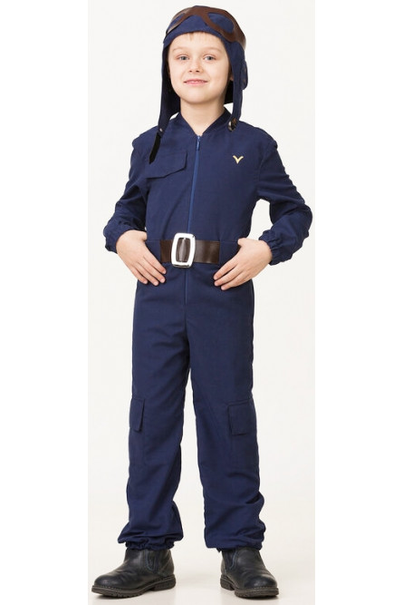 Детский костюм для сюжетно-ролевых игр «Летчик» (куртка+фуражка)