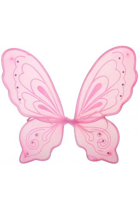 Детские розовые крылья бабочки