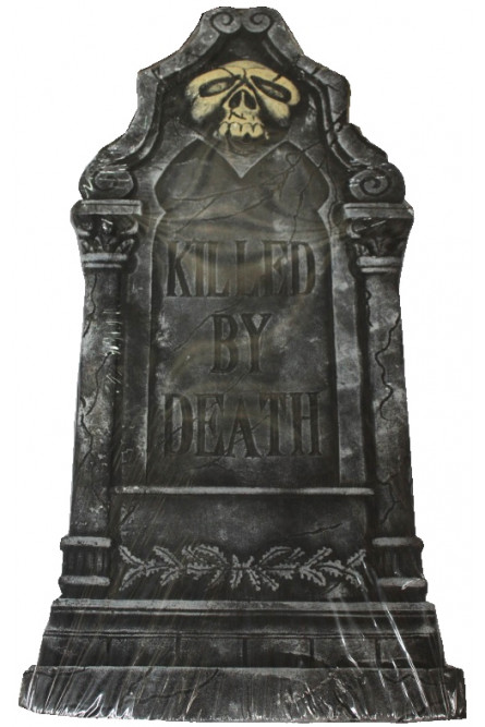 Декоративное надгробие с черепом