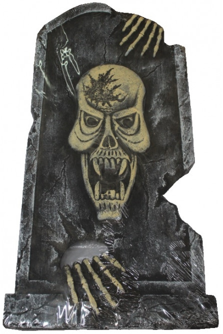 Декоративное надгробие Страшный скелет