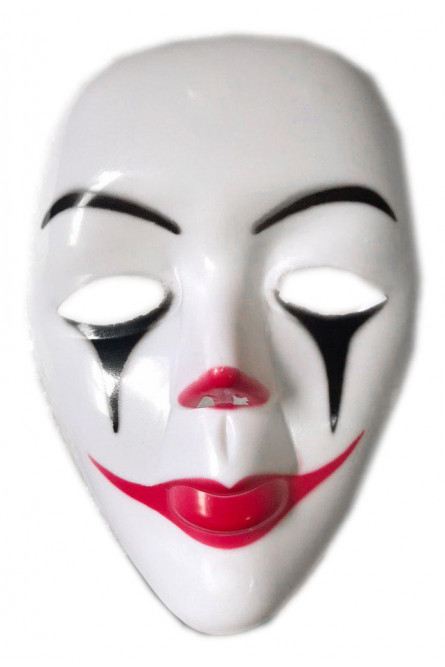 Белая маска Грустного клоуна