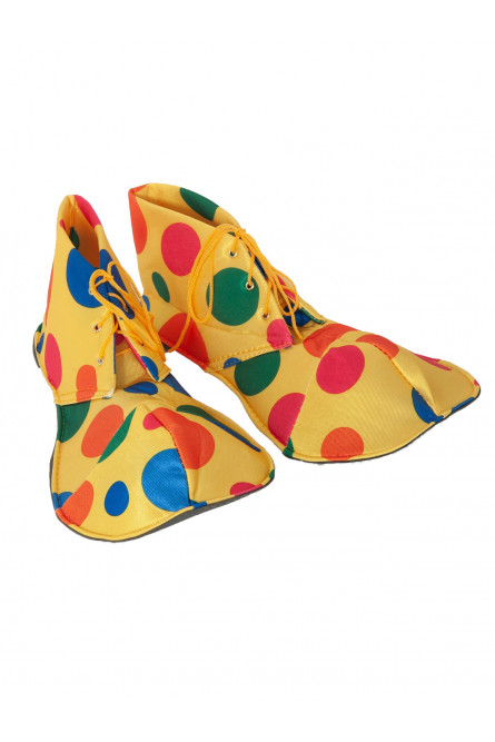 Разноцветные ботинки клоуна