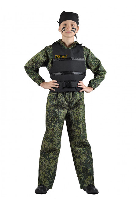 Детский костюм юного бойца Спецназа