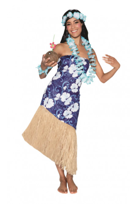 Взрослый костюм Гавайской девушки
