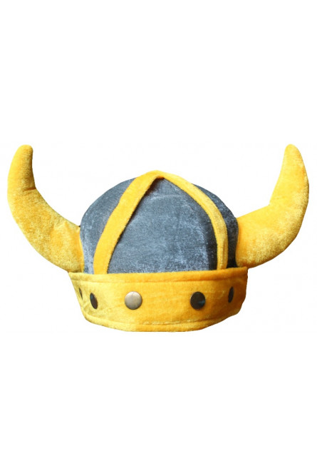 Детский желтый шлем викинга